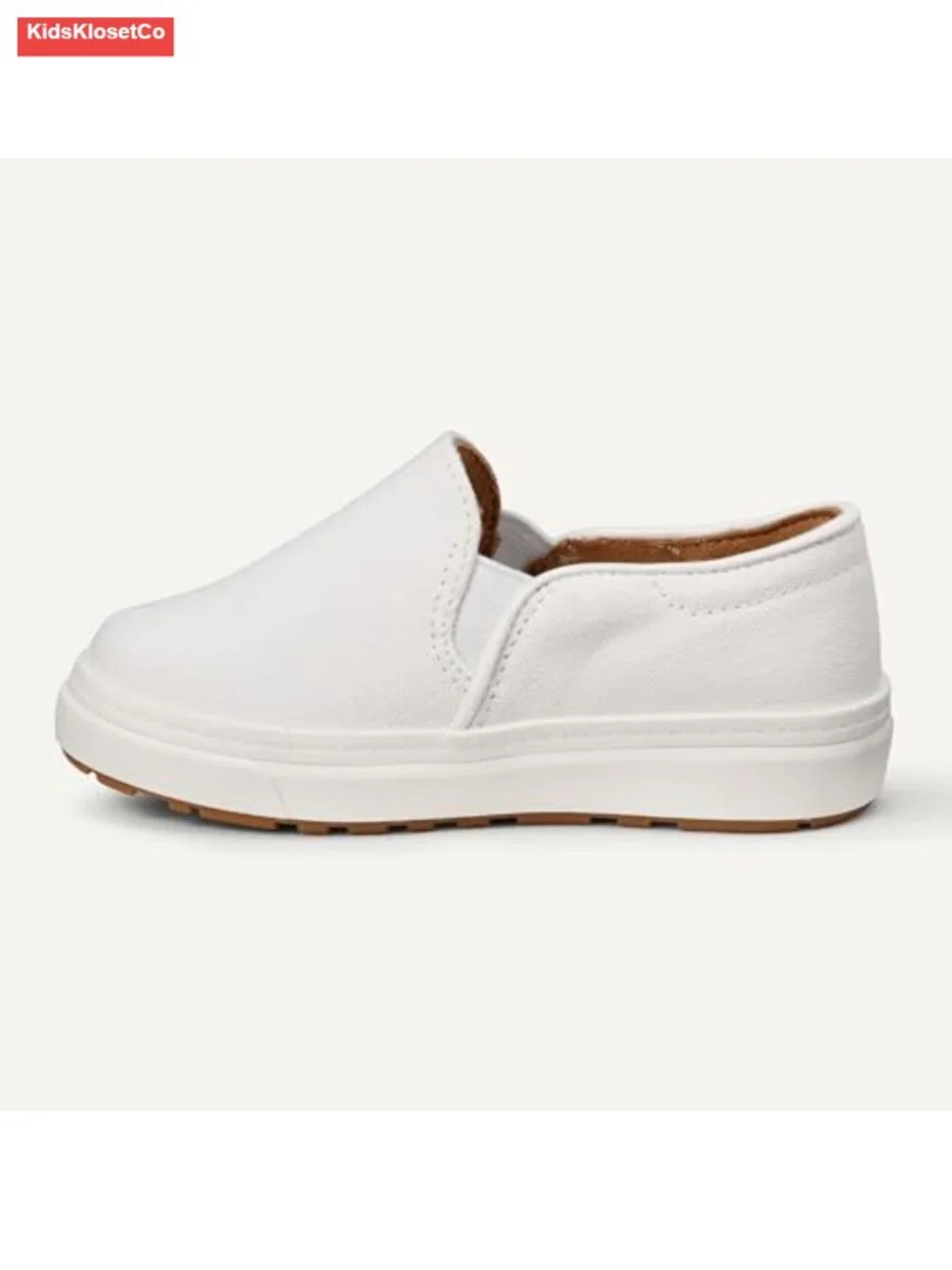 Canvas Slip-On Sneakers for Kids Toddlers Cotton Low Top Pull-On